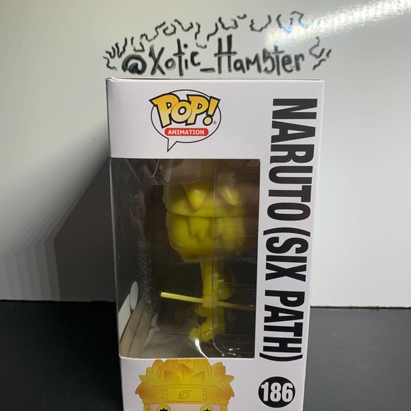 Funko Pop Naruto (Six Path) Glow in the Dark Exclusive Hot Topic Anime #186 - Picture 2 of 6